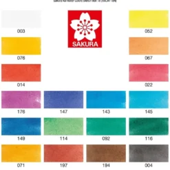 Sakura Koi Watercolour set 18