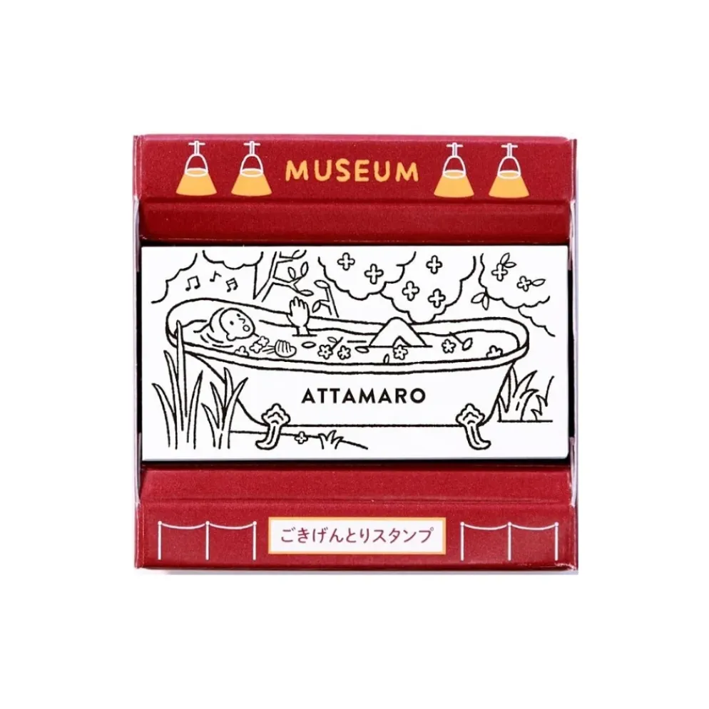 Sanby Gokigen Tori Famous Painting Motif Vol. 2 Rubber Stamp