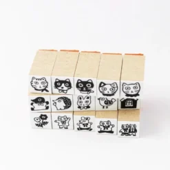 SANBY x Yumi Kitagishi Wooden Rubber Stamp