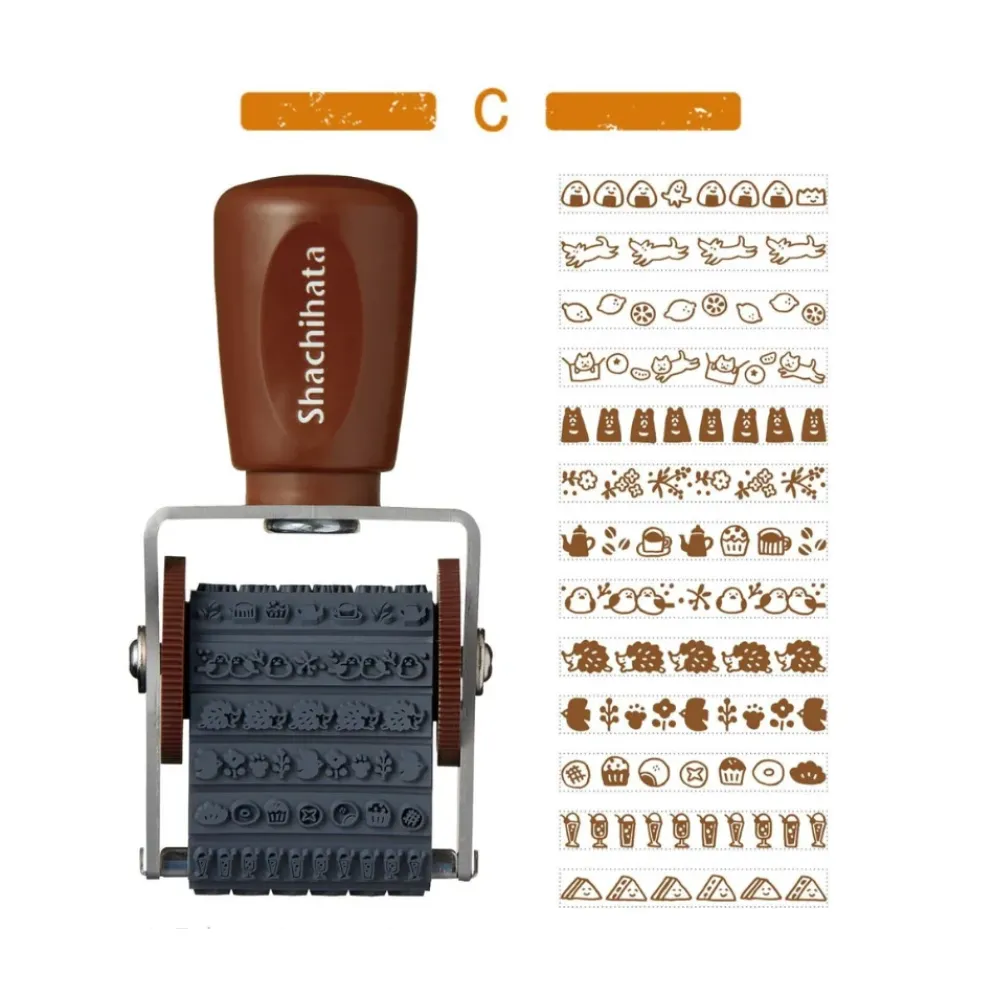 Shachihata Rotating Stamp Style C
