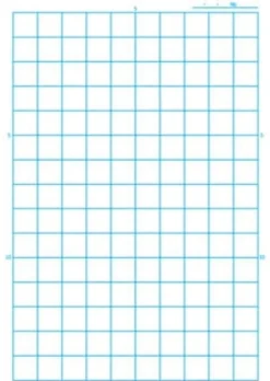 Showa Note Japonica Notebook – B5 Grid Paper (includes subject stickers)
