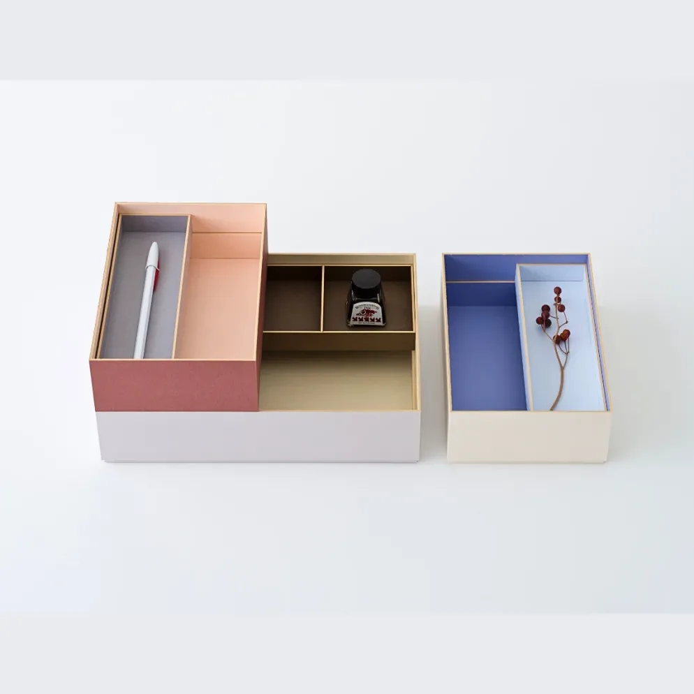 Sikigu Fumibako Paper Storage Box – Letter Box with Tray (S / L)