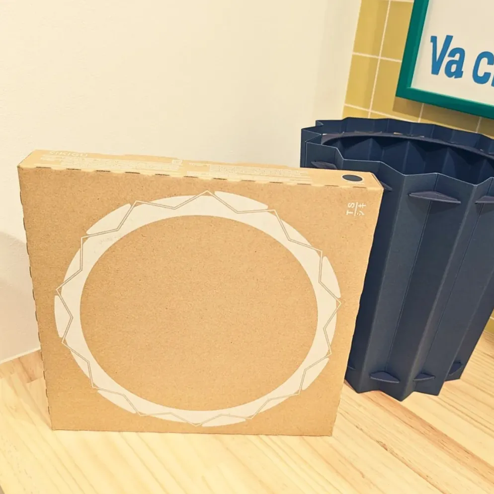 Sikigu Zigzag Box – Geometric Paper Storage Bin