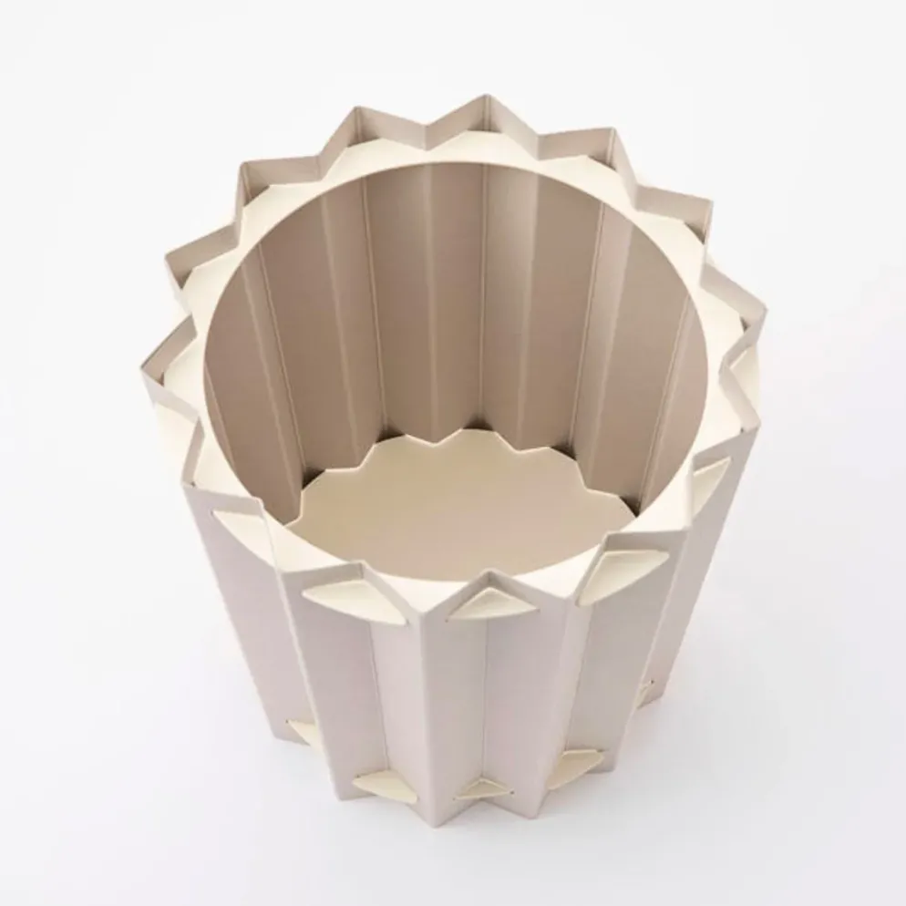 Sikigu Zigzag Box – Geometric Paper Storage Bin