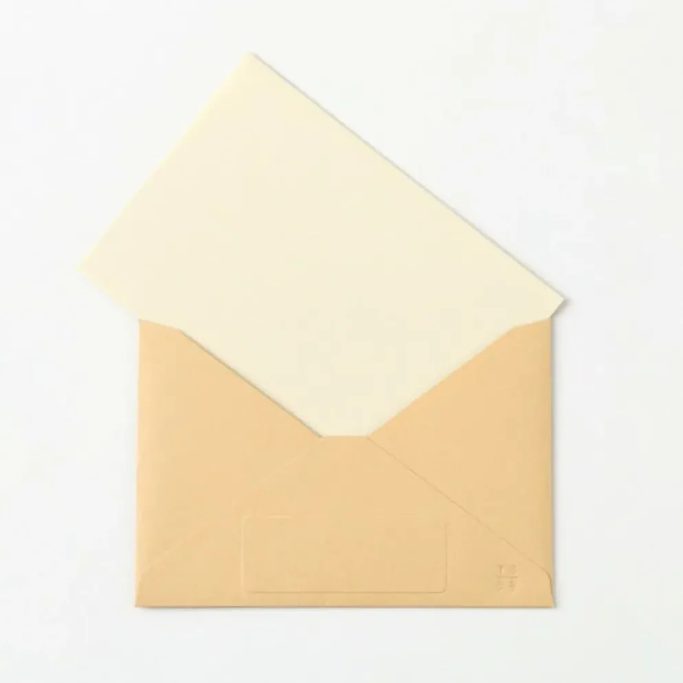 Sikigu Emboss Envelope Set – Textured Letter & Envelope Pack (3 Sheets)