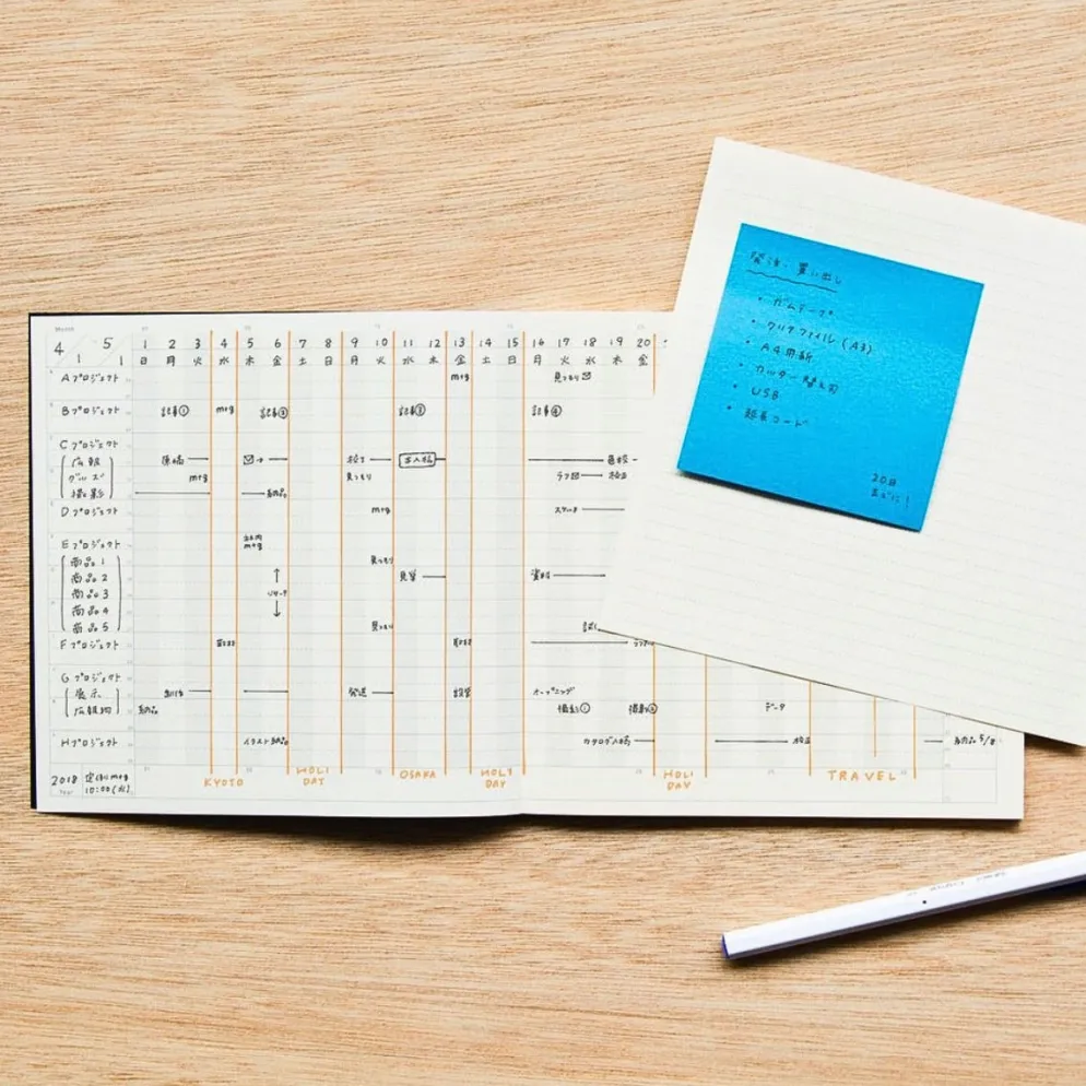 Sikigu Pad Note (Grid, Plain)