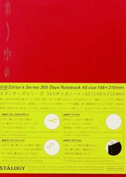 Stalogy 365 Days Notebook (A5) - Grid Paper