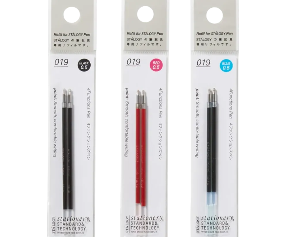 Stalogy 4 Functions Pen Refills (Pack of 2)