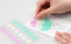 Stalogy Masking Dots - Circular Masking Tape Patches (8mm)