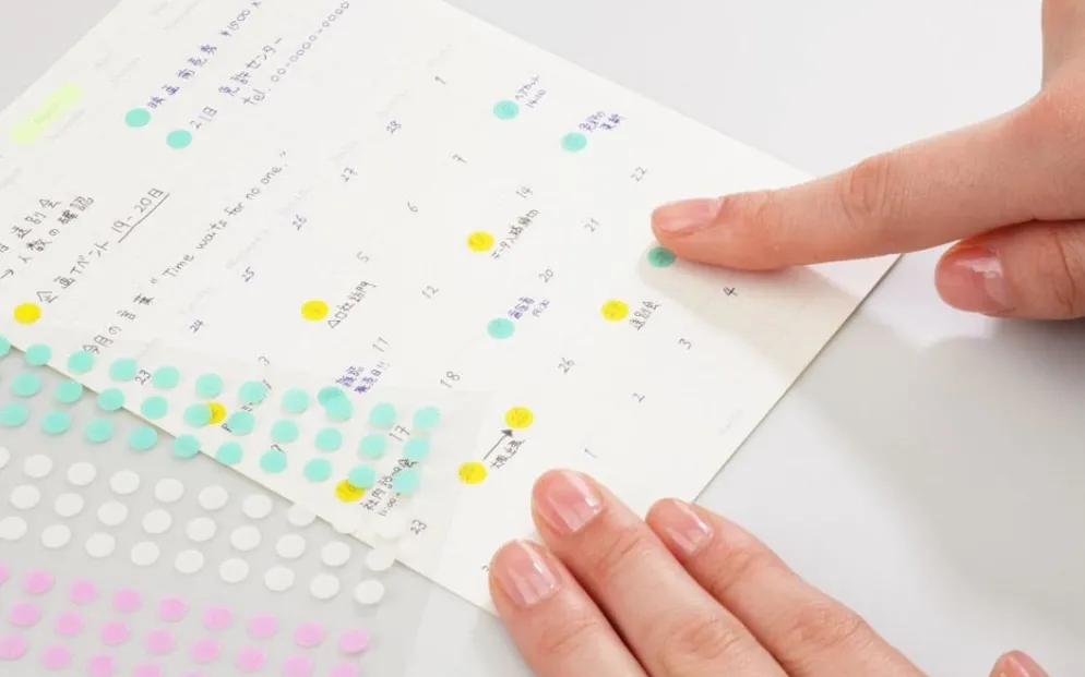 Stalogy Masking Dots - Circular Masking Tape Patches (16mm)