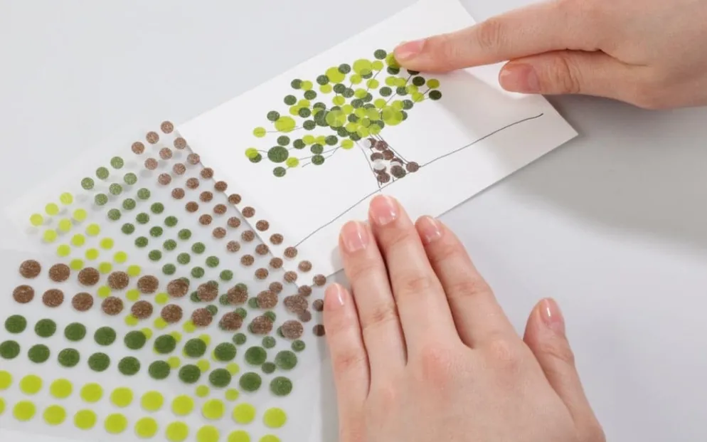 Stalogy Masking Dots - Circular Masking Tape Patches (16mm)