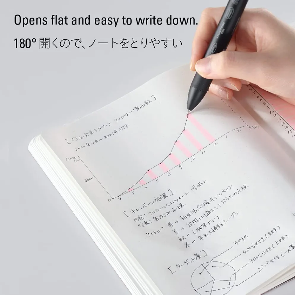 Stalogy 1/2 Year Notebook A5 (Dot Grid Paper)