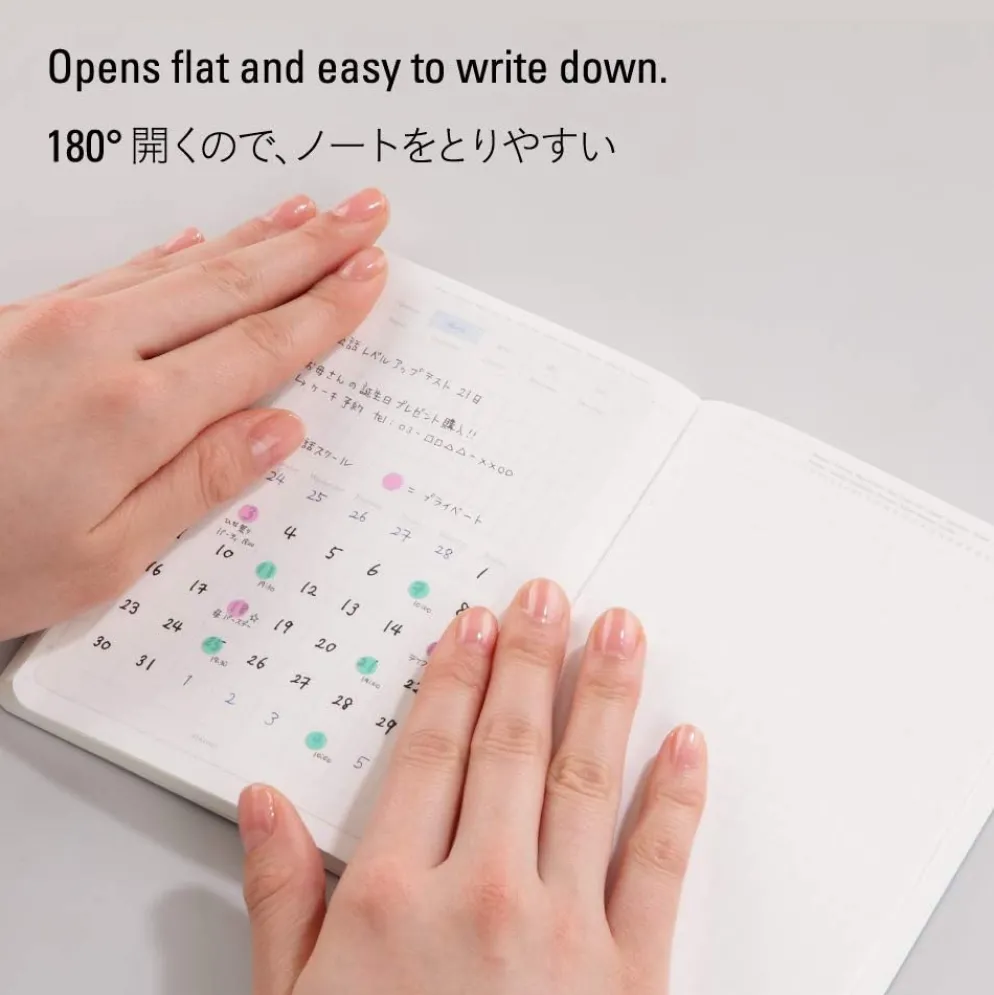 Stalogy 1/2 Year Notebook A5 (Grid Paper)