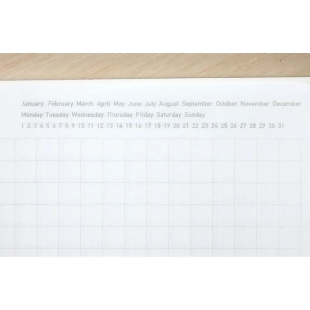 Stalogy 1/2 Year Notebook A5 (Grid Paper)