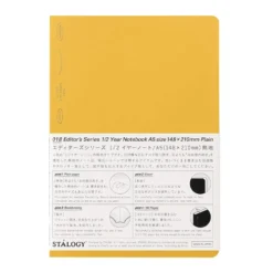 Stalogy 1/2 Year Notebook A5 (Plain Paper)