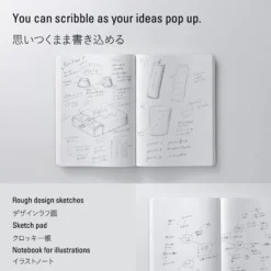 Stalogy 1/2 Year Notebook A5 (Plain Paper)