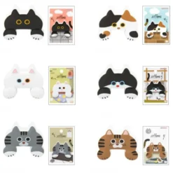 Sun-Star JITTOME Die-Cut Clip – Cat Design