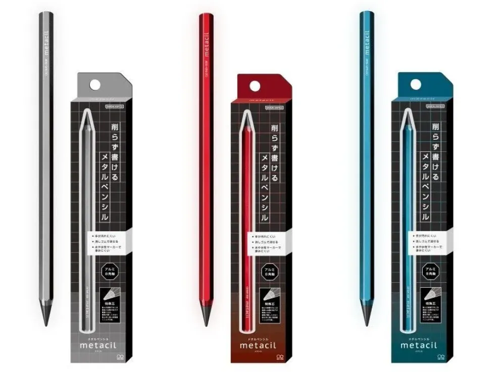 Sun-Star Metacil Metal Lead Pencil – Long-Lasting, Erasable Graphite-Metal Pencil