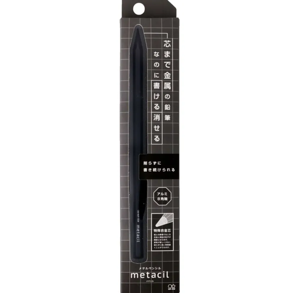 Sun-Star Metacil Metal Lead Pencil – Long-Lasting, Erasable Graphite-Metal Pencil