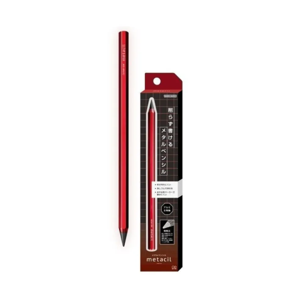 Sun-Star Metacil Metal Lead Pencil – Long-Lasting, Erasable Graphite-Metal Pencil