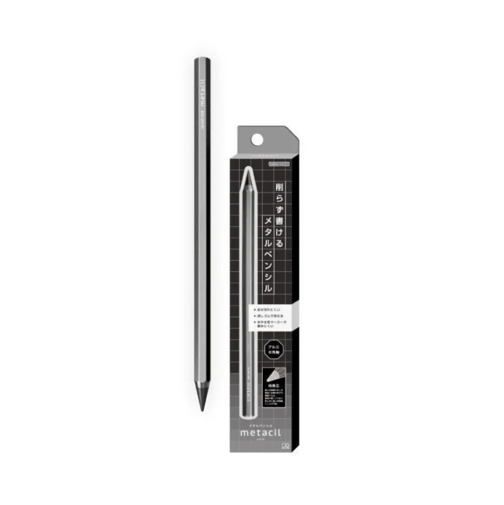 Sun-Star Metacil Metal Lead Pencil – Long-Lasting, Erasable Graphite-Metal Pencil