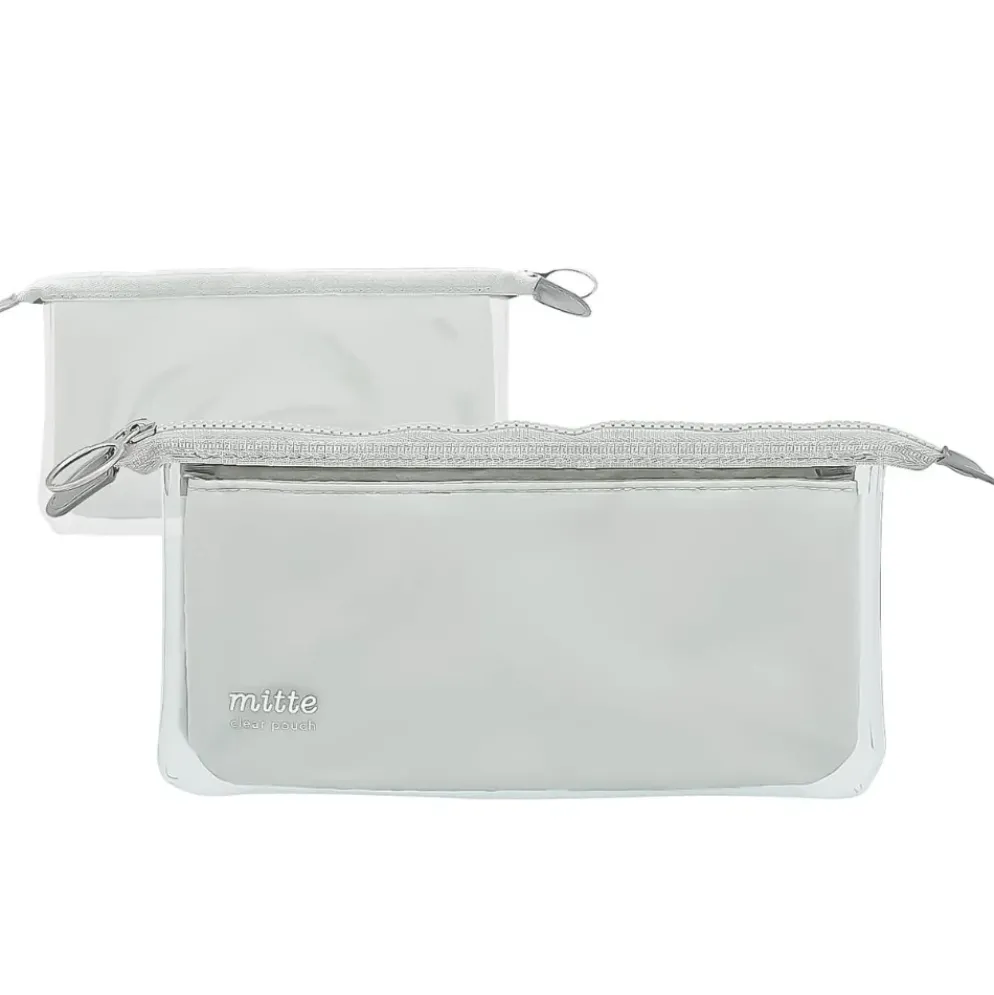 Sun-Star Mitte Flat Pen Case - Light Gray