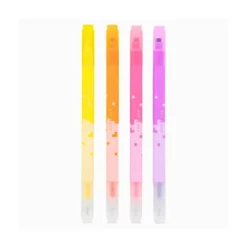 Sun-Star DOT E Pen Square Marker – 4 Piece Pack A, Dual Tip