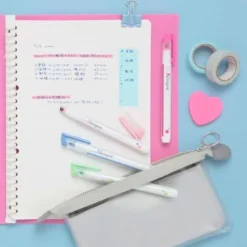 Sun-Star Ninipie 3 Colour Pack – Pastel Highlighter & Fineliner Pen Set