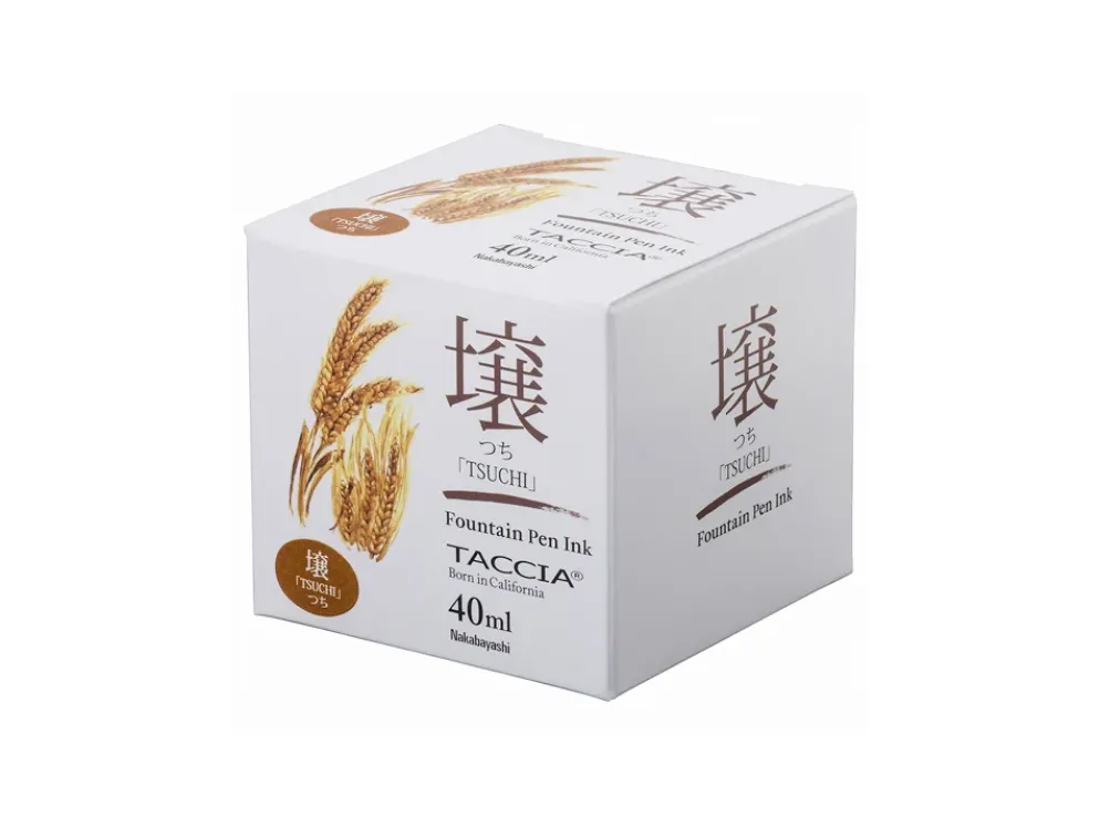 Taccia Sunao-iro Fountain Pen Ink Bottle 40ml - Subtle Colours