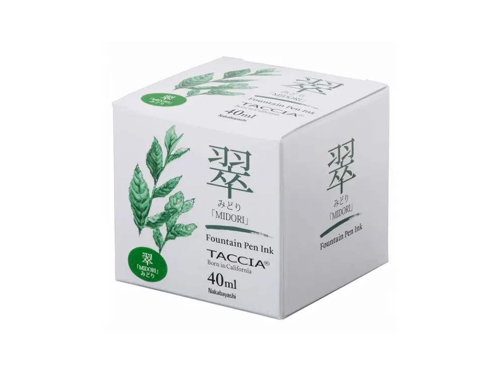 Taccia Sunao-iro Fountain Pen Ink Bottle 40ml - Subtle Colours