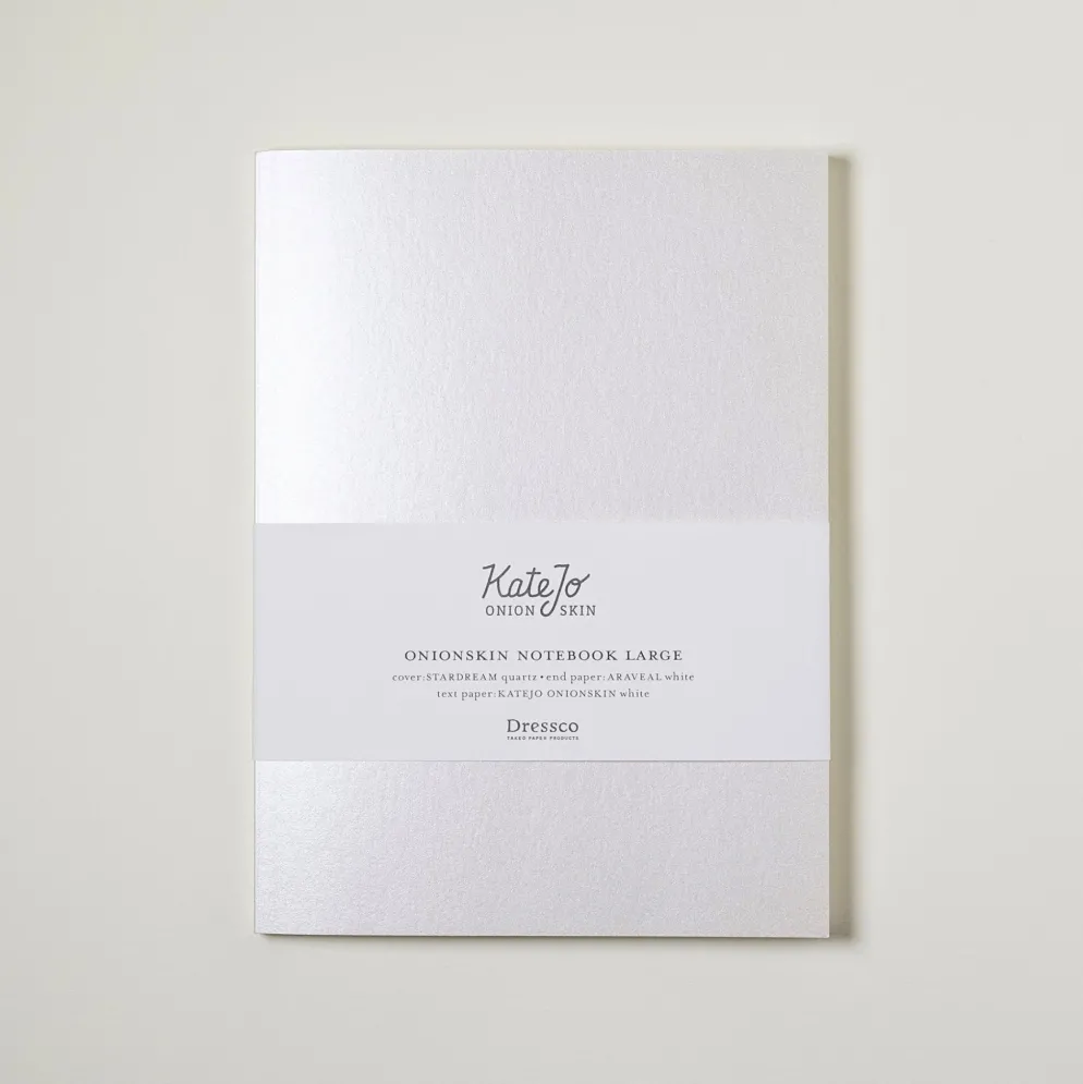 Takeo Dressco Onionskin Notebook Large – KateJo 200-Page