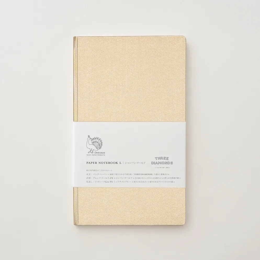 Takeo Dressco Paper Notebook L – Coloured Cover Journal