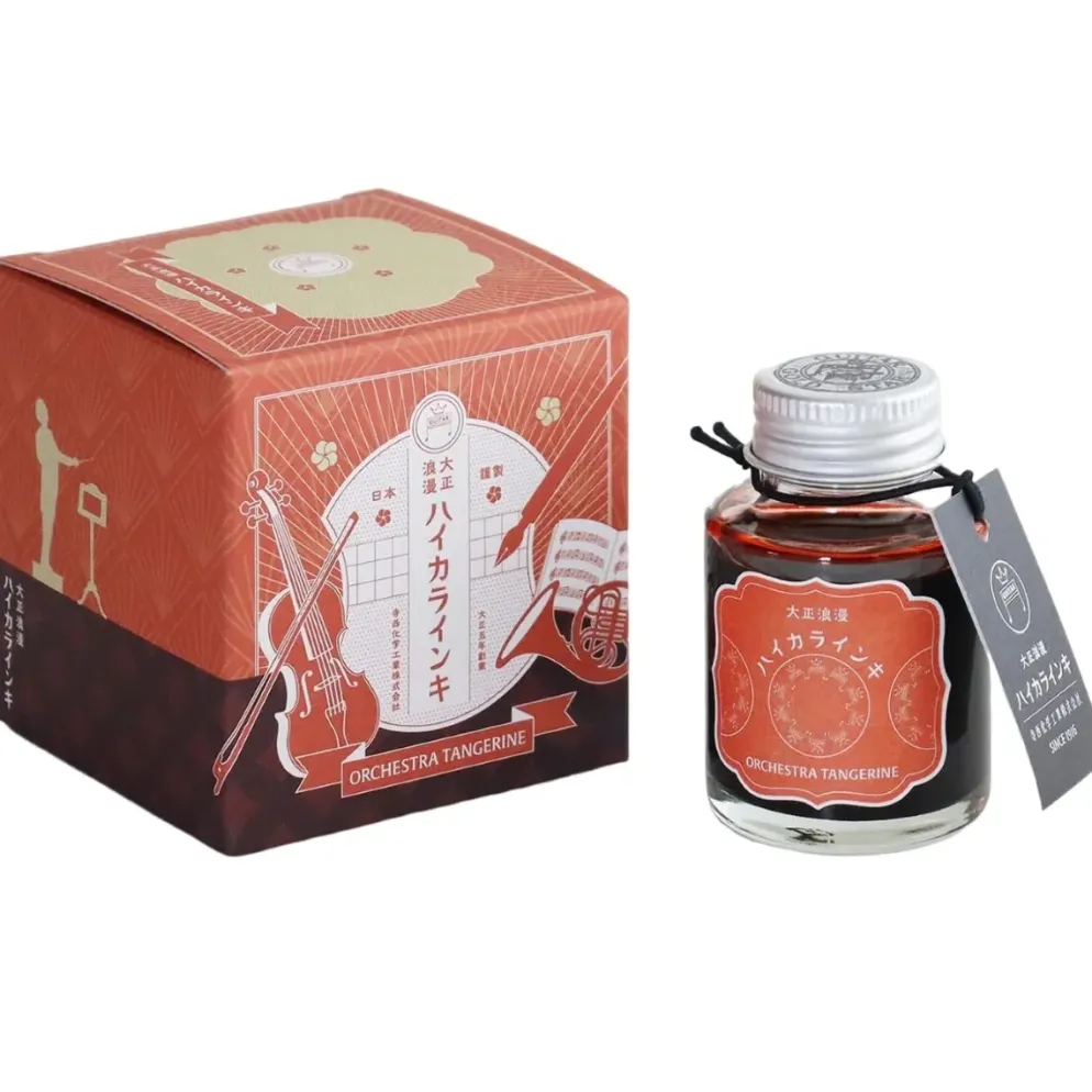 Teranishi Guitar Taisho Roman Haikara Fountain Pen Ink