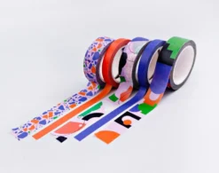 The Completist Primary Cities Washi Tape Set