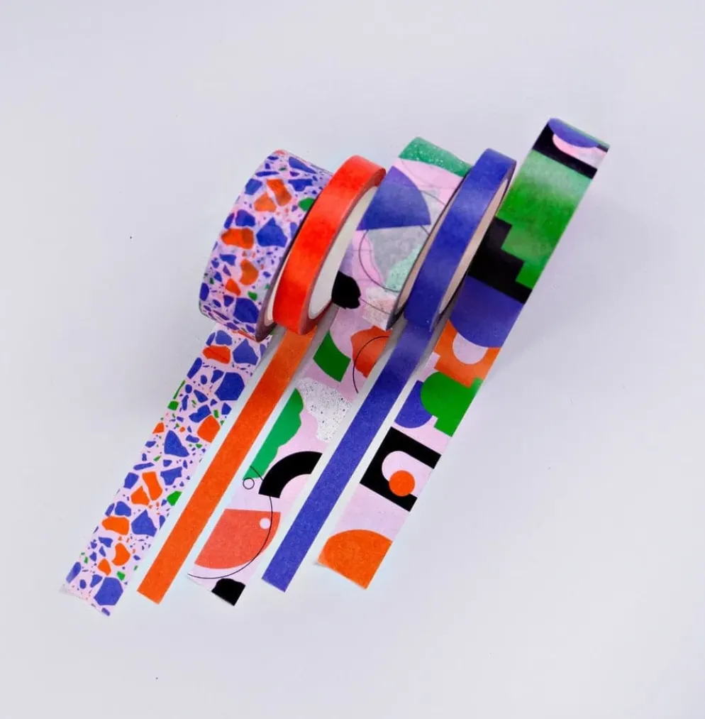 The Completist Primary Cities Washi Tape Set