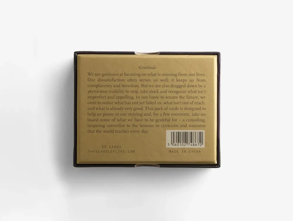 The School of Life Gratitude Prompt Cards