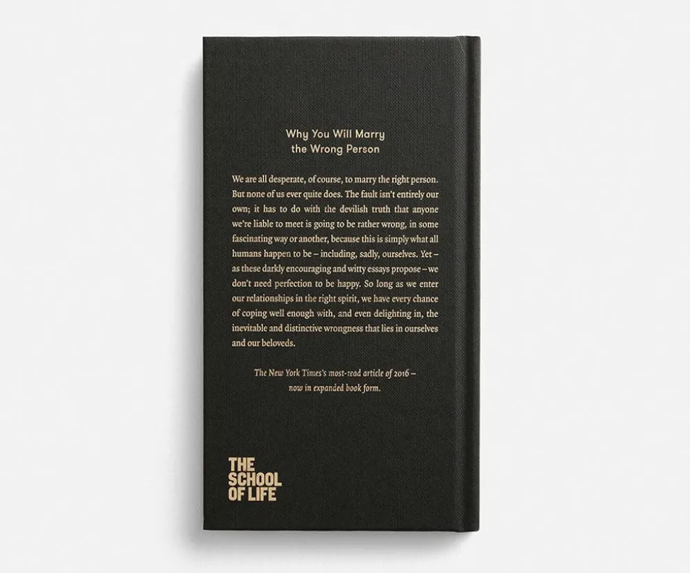 The School of Life 'Why You Will Marry The Wrong Person' Book