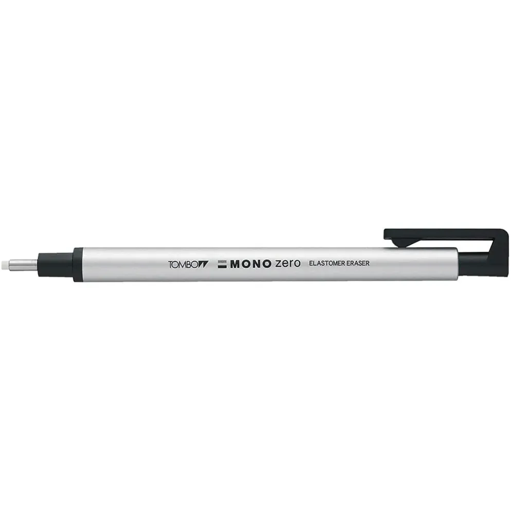 Tombow Mono Zero Eraser 2.3mm Silver