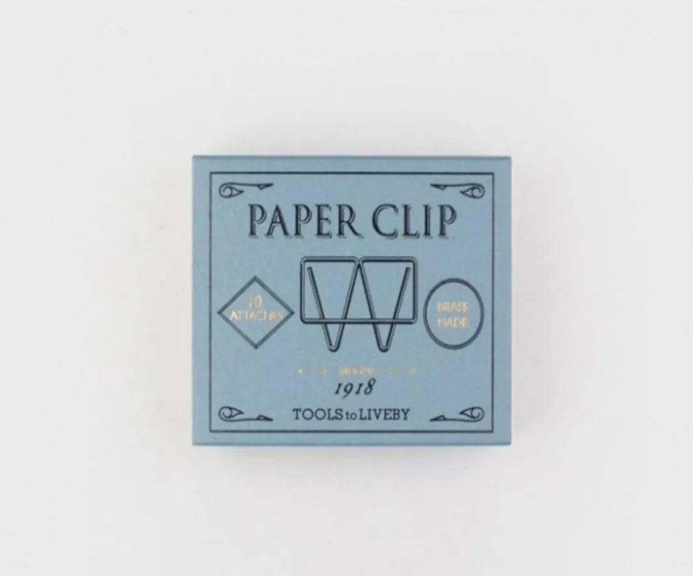 Tools to Live By Brass Clips (Mogul)