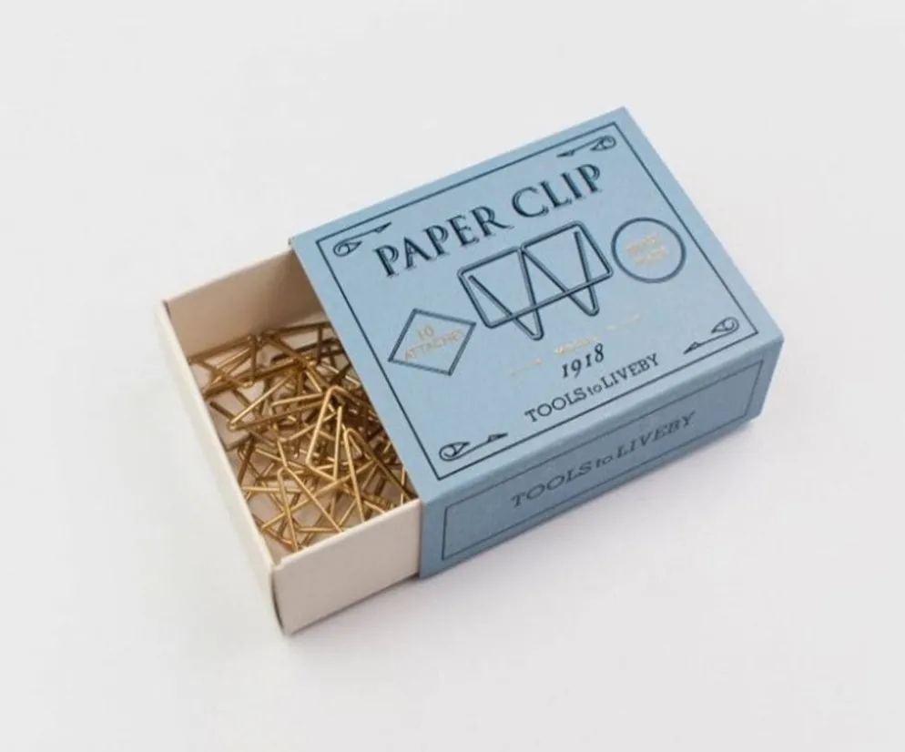Tools to Live By Brass Clips (Mogul)
