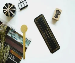Tools to Live By Brass Rulermark Bookmark & Measuring Tool – 18cm Solid Brass