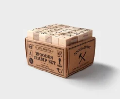 Tools to Live By Capital Letters Alphabet Stamp Set