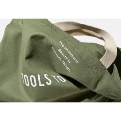 Tools to Live By Tote Bag Large – Green Canvas, Spacious, Versatile Carry