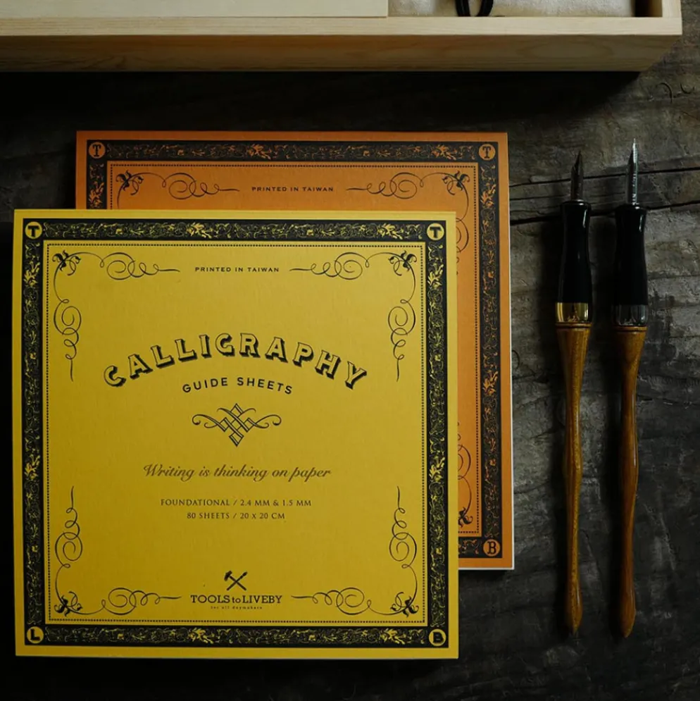 Tools To Live By Calligraphy Practice Notebook — Chancery Cursive
