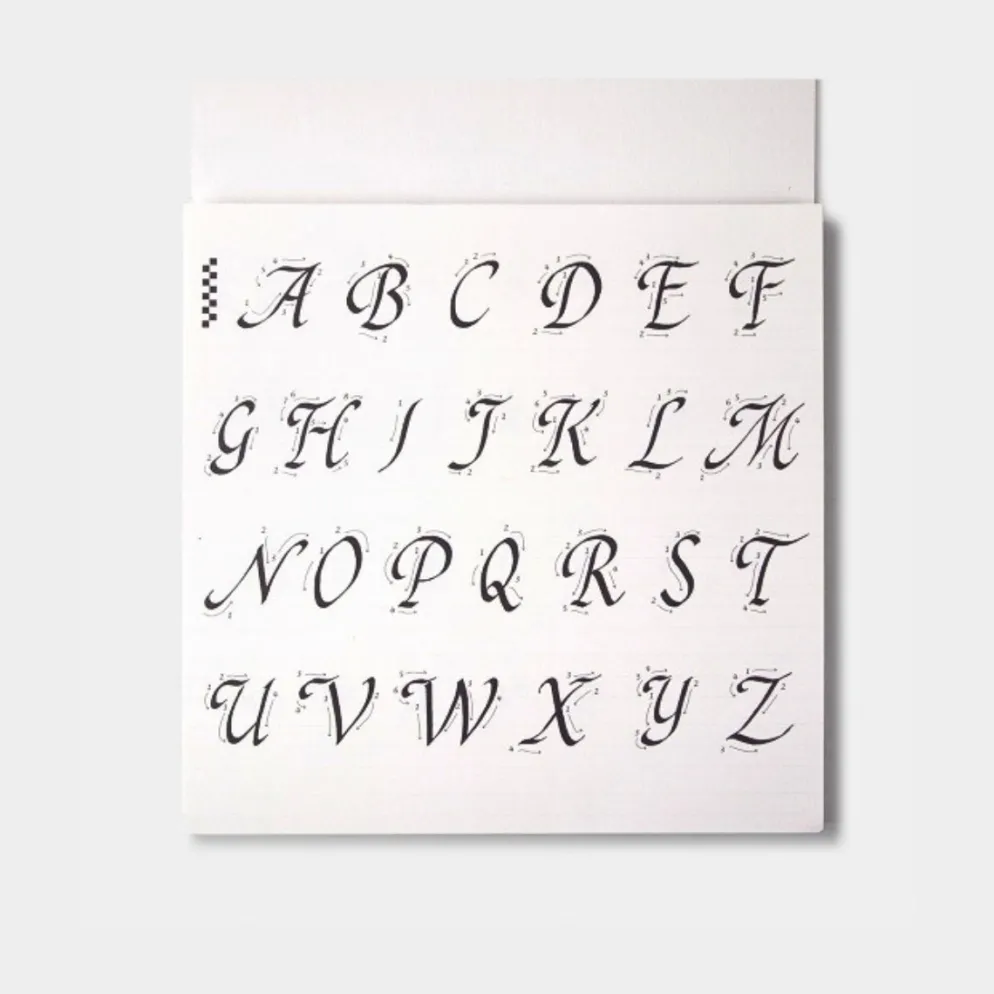 Tools To Live By Calligraphy Practice Notebook — Chancery Cursive