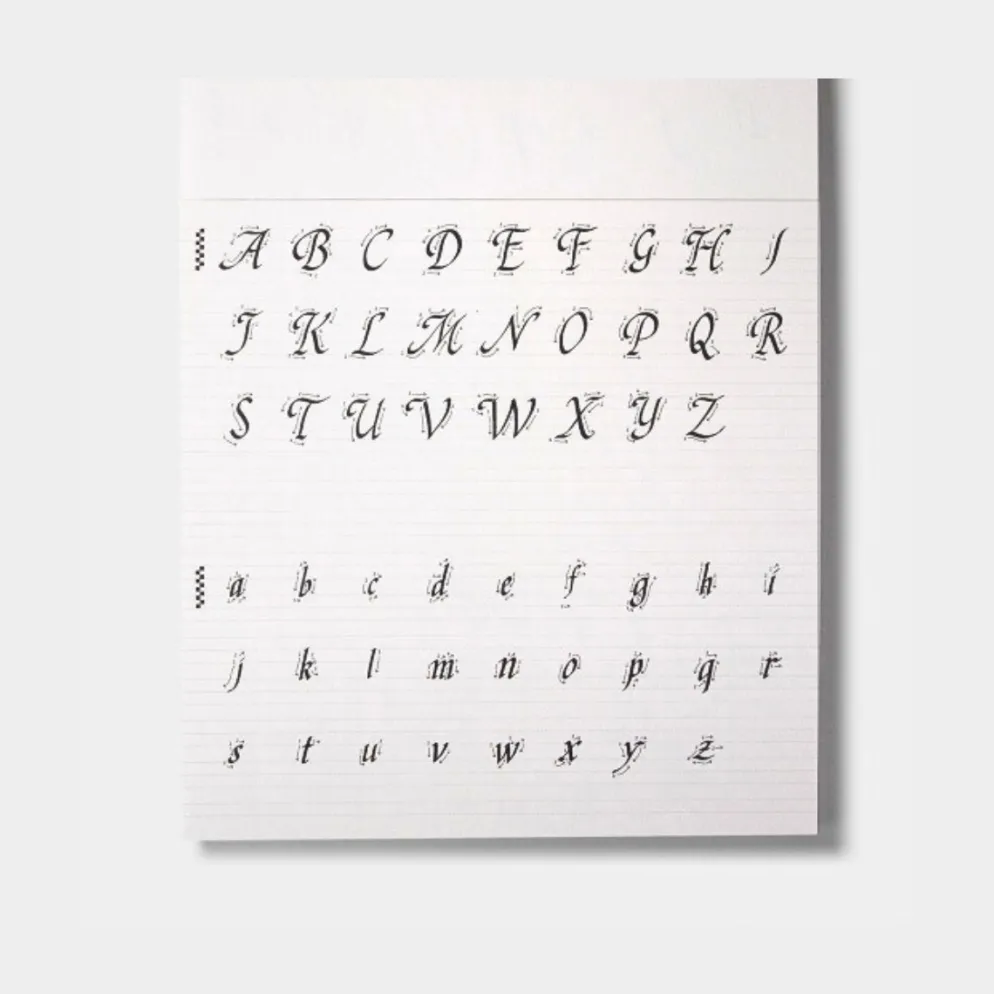 Tools To Live By Calligraphy Practice Notebook — Chancery Cursive