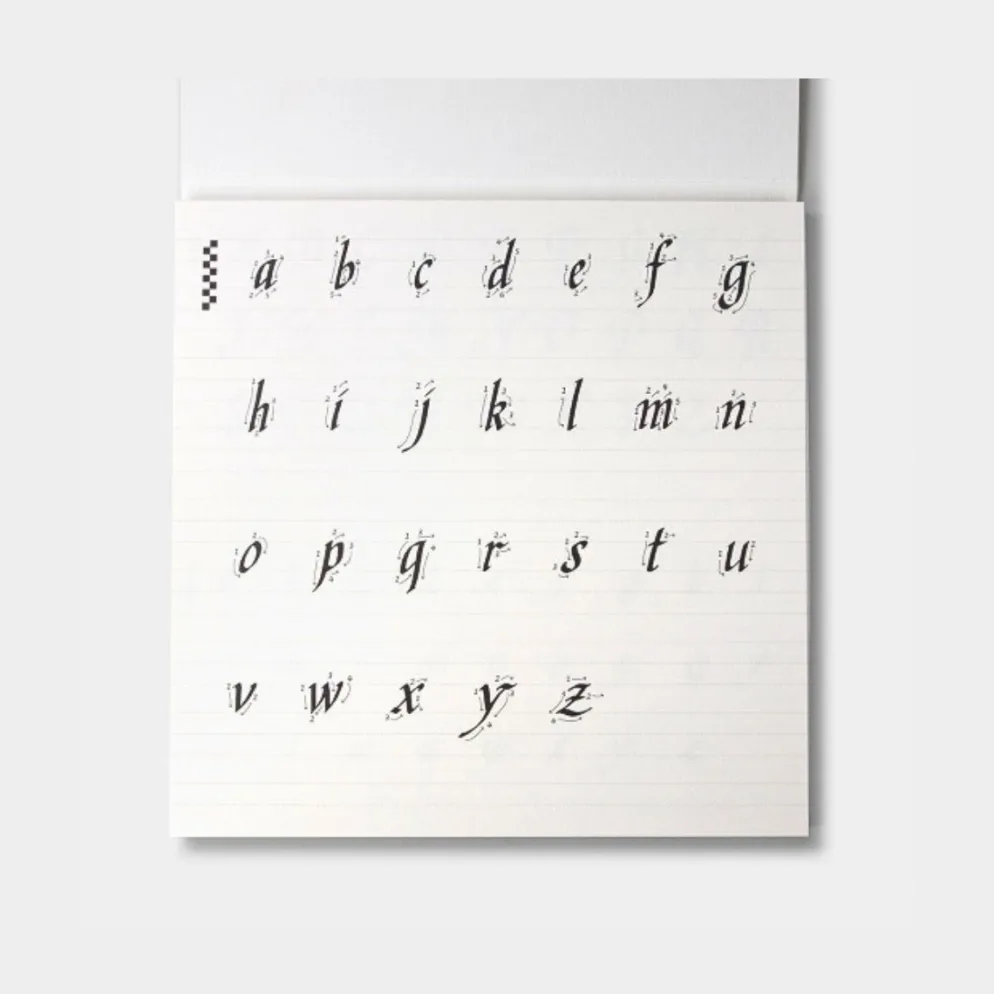 Tools To Live By Calligraphy Practice Notebook — Chancery Cursive