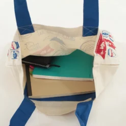 Traditional Japan Iconography Cotton Tote Bag [A4 Size]