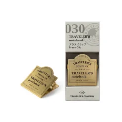 Traveler's Company BRASS Clip TRC Logo