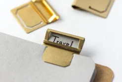 TRAVELER'S Company Brass Index Clips – Set of 6